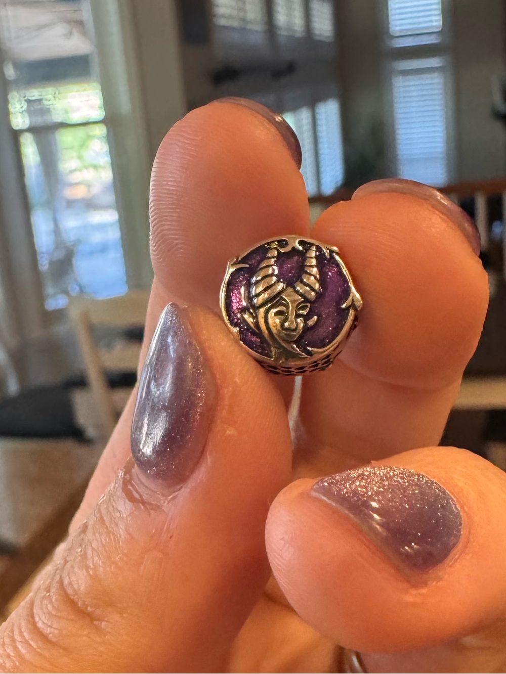 New Sterling Silver Maleficent Charm - Picture 5 of 5
